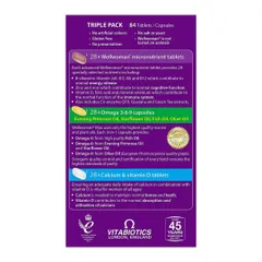 Viên uống bổ sung vitamin cho nữ Wellwoman Max - Thực phẩm chức năng tăng cường sức khỏe và làm đẹp da, tóc, móng - 84 viên