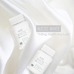 Viên Uống NUCOS Trắng Da Chống Nắng White Plus Placenta - Giảm Nám, Làm Sáng Da 60 Viên Nhập Khẩu từ Nhật Bản