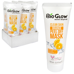 Mặt nạ Bio Glow Orange Peel Off - Hỗ trợ làm sáng da, thuần chay và phù hợp với mọi loại da, chiết xuất cam tươi mát
