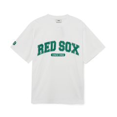 Áo thun MLB Varsity Logo Overfit T-Shirts Boston Red Sox 3ATSV0633-43WHS