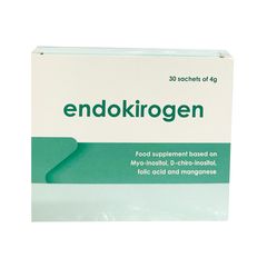 Bột Uống Endokirogen Tăng Khả Năng Thụ Thai - Hỗ Trợ Sinh Sản Phụ Nữ, Chứa Inositol và Acid Folic, Hộp 30 Gói