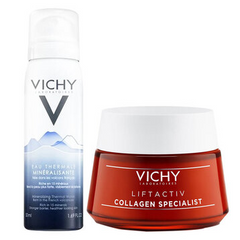 Combo Vichy xịt khoáng Spa Water và kem dưỡng Liftactiv Collagen