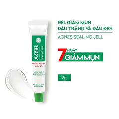 Gel Acnes Sealing Jell 18g - Gel Giảm Mụn Đầu Trắng và Đầu Đen, Hỗ Trợ Làm Sạch Da Mụn, Ngăn Ngừa Hình Thành Mụn Mới