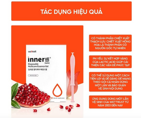 Gel Dưỡng Vùng Kín Wettrust Innergarm 1.7g - Dưỡng ẩm, Giúp Làm Sạch và Ngừa Viêm Nhiễm - Sản Phẩm Chăm Sóc Vùng Kín Hàn Quốc