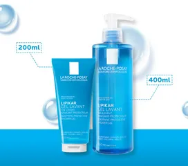 Gel Tắm La Roche-Posay Lipikar Lavant - Sữa Tắm Làm Dịu và Bảo Vệ Da Nhạy Cảm, An Toàn cho Trẻ Em và Trẻ Sơ Sinh, Dung Tích 400ml