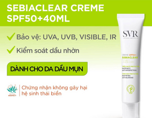 Kem Chống Nắng SVR Làm Giảm Mụn SPF50+ 40ml (Mẫu Mới)