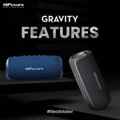 Loa Bluetooth Di Động HiFuture Gravity 45W Chống Nước IPX7 - Âm Thanh Stereo, Tính Năng TWS, LED RGB - Hoàn Hảo Cho Tiệc Tùng Ngoài Trời