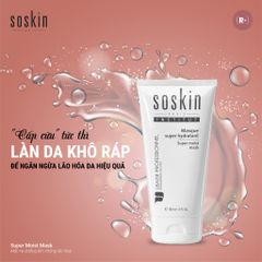 Mặt Nạ Soskin Super Moist Mask 150ml - Giúp Cấp Ẩm, Trẻ Hóa Da, Phục Hồi Độ Ẩm, Giảm Nếp Nhăn Cho Da Mịn Màng, Tươi Tắn