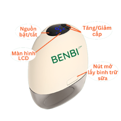 Máy Hút Sữa Không Dây Rảnh Tay Benbi Sophia - Thiết Kế Thông Minh 4 Chế Độ, 9 Cấp Độ Tiện Lợi Cho Mẹ Nuôi Con