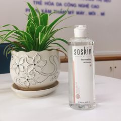 Nước tẩy trang Soskin Micelle Water 250ml - Làm sạch sâu, hỗ trợ giảm mụn cho mọi loại da, an toàn và nhẹ nhàng cho da nhạy cảm