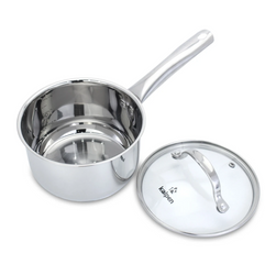 Quánh Inox 304 Kalpen Lermat 5 Đáy - Nồi Nấu Đều Nhiệt, Chịu Nhiệt Cao, Phù Hợp Tất Cả Các Loại Bếp, Dùng Nấu Súp, Xào, Chiên
