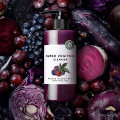 Sữa Rửa Mặt Rau Củ Byvibes Wonder Bath Super Vegitoks 300ml - Chiết Xuất Từ 100% Rau Củ Thiên Nhiên, Dưỡng Ẩm, Làm Sáng Da, Phù Hợp Da Nhạy Cảm