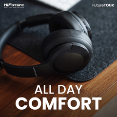 Tai Nghe Chụp Tai Không Dây HiFuture FutureTour - Hybrid ANC, Bluetooth 5.3, 40 Giờ Phát Nhạc - Âm Thanh Chống Ồn Tuyệt Vời