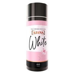 Viên Uống Sáng Da Adiva White 60 Viên - Hỗ Trợ Làm Trắng Da Tự Nhiên Với Glutathione & Vitamin C, An Toàn Cho Da, Xuất Xứ Nhật Bản