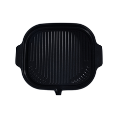 Chảo Nướng BBQ Ecoramic Đúc Nguyên Khối Đáy Nhôm 32x29cm - Phù Hợp Tất Cả Các Loại Bếp, Chống Dính Cao Cấp, Chất Lượng Cao