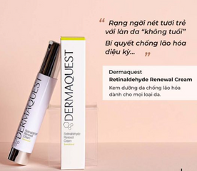 Kem trẻ hóa da Dermaquest Retinaldehyde Renewal Cream - Hỗ trợ làm sáng, tái tạo và dưỡng ẩm cho làn da mịn màng, tươi tắn 29.6ml
