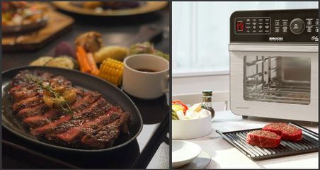 Khay Nướng Bít Tết Nồi Chiên Không Dầu 2GOOD S19/S20 - Dụng Cụ Bếp Cao Cấp, Chất Liệu Nhôm Chống Dính, Nướng Thịt Ngon Đúng Kiểu Mỹ