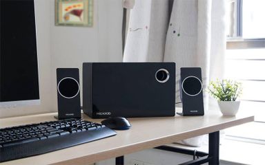 Loa Vi Tính Bluetooth Microlab M-660BT 2.1 - 52W RMS, Âm Thanh Chất Lượng Cao, Kết Nối Bluetooth và Jack 3.5mm, Phù Hợp Nghe Nhạc, Xem Phim, Chơi Game