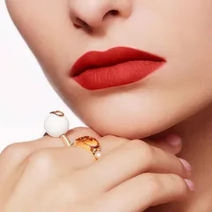 Son Dior Rouge Forever 999 - Son Môi Transfer Proof Đỏ Tươi Sang Trọng, Chất Satin Mượt Mà, Quà Tặng Phong Cách Nữ