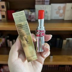 Son Dưỡng YSL Rouge Volupte Candy Glaze Lip Gloss 11 Red Thrill - Màu Cam Đỏ Tươi, Dưỡng Ẩm, Độ Bóng Nhẹ, Cho Đôi Môi Rạng Rỡ. 723111