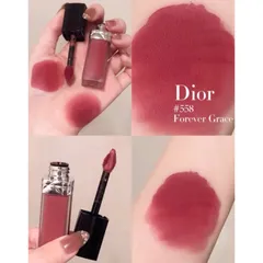 Son kem Dior Rouge Forever Liquid 558 Forever Grace - Hồng Khô Lì Sang Trọng, Độ Bám Màu 6-8h, Chất Son Mịn, Thời Trang Nữ