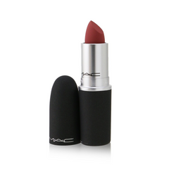 Son MAC 923 Stay Curious Powder Kiss - Son Môi Đỏ Đất Pha Cam Trendy, Giúp Làm Trắng Răng và Sáng Da