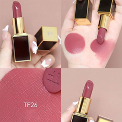 Son thỏi lì Tom Ford Lip Color 26 Obsessed - Màu hồng đất thanh lịch, chất son mềm mượt, bám màu lâu 6-8h, món quà hoàn hảo cho phái đẹp