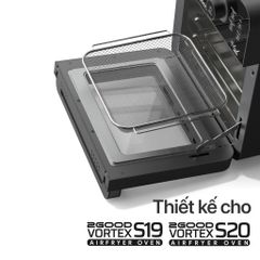 Vỉ Nướng Sâu Lòng Nồi Chiên Không Dầu 2GOOD S19/S20 Inox 304 - Dụng Cụ Bếp Bền Bỉ, Chống Rỉ, An Toàn Cho Sức Khỏe