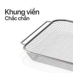 Vỉ Nướng Sâu Lòng Nồi Chiên Không Dầu 2GOOD S19/S20 Inox 304 - Dụng Cụ Bếp Bền Bỉ, Chống Rỉ, An Toàn Cho Sức Khỏe