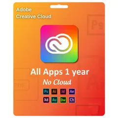 Gói tài khoản Adobe All Apps 1 năm (2 thiết bị)