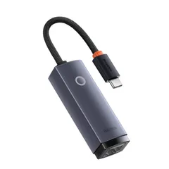 Hub chuyển USB/ Type C to LAN RJ45 Baseus Lite Series Ethernet Adapter