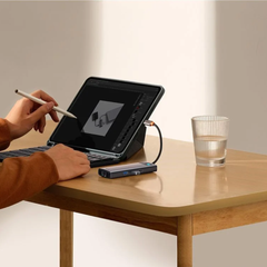 Hub Mở Rộng 8in1 Baseus Metal Gleam CAHUB-CV0G - Thiết Bị Kết Nối Đa Năng 4K, USB 3.0, Sạc Nhanh 100W, Phụ Kiện Công Nghệ Chính Hãng