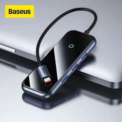 Hub Mở Rộng Baseus AcmeJoy 4 in 1 Docking Type C PD/Data USB3.0 - Chuyển đổi tốc độ cao, tương thích Laptop và Smartphone