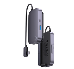 Hub Mở Rộng Đa Năng Baseus PadJoy Type-C HUB Adapter 4 Port - Kết Nối HDMI, USB 3.0, SD/TF cho Laptop, iPad, Smartphone