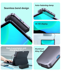 Hub Mở Rộng Đa Năng Baseus PadJoy Type-C HUB Adapter 4 Port - Kết Nối HDMI, USB 3.0, SD/TF cho Laptop, iPad, Smartphone