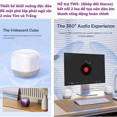 Loa Bluetooth không dây Baseus AeQur V2 20W - Loa âm thanh 360° chất lượng cao, pin 30 giờ, kết nối dễ dàng với mọi thiết bị