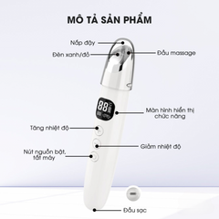Máy Massage Giảm Quầng Thâm Mắt Joou XE19 - Trẻ Hóa Da, Chăm Sóc Sắc Đẹp An Toàn, Dễ Dùng, Công Nghệ Hiện Đại