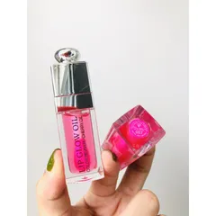 Son dưỡng Dior Addict Lip Glow Oil 007 Raspberr - Dầu dưỡng môi màu hồng dâu ngọt ngào, giúp đôi môi căng mọng và bóng nhẹ, sản phẩm cao cấp từ Dior