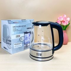 Ấm Siêu Tốc Thủy Tinh Lebenlang LBL2879 - Dung Tích 1.7L, Công Suất 2200W, Chất Liệu Inox & Thủy Tinh, Thiết Kế Hiện Đại, Sang Trọng