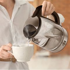 Ấm Siêu Tốc Thủy Tinh Lebenlang LBL2879 - Dung Tích 1.7L, Công Suất 2200W, Chất Liệu Inox & Thủy Tinh, Thiết Kế Hiện Đại, Sang Trọng
