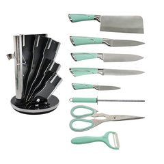 Bộ dao kéo S'Cooking 9 món cao cấp - Thép không gỉ sắc bén và bền bỉ cho bếp, tiện ích nấu nướng hoàn hảo cho gia đình