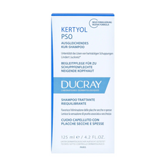 Dầu Gội Giảm Gàu Mảng Ducray Kertyol PSO Shampoo 125ml - Chăm Sóc Tóc, Làm Sạch Da Đầu, Ngăn Ngừa Rụng Tóc, Dưỡng Ẩm