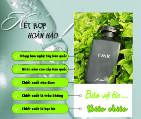 Dung dịch vệ sinh nam I'MK chiết xuất thảo mộc thiên nhiên 200ml - Hỗ trợ sạch sẽ, khử mùi, lưu hương nam tính 6 giờ, tự tin hơn trong mọi cuộc giao lưu.