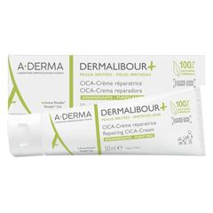 Kem A-Derma Dermalibour+ Giúp Làm Dịu Da Kích Ứng - Kem Dưỡng Ẩm Phục Hồi Da 50ml, Phù Hợp Cho Trẻ Em Và Người Lớn