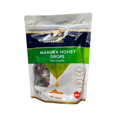 Kẹo Ngậm Mật Ong Manuka Honey Drops With Propolis MGO 400+ - Giảm Ho, Thông Họng, Bảo Vệ Hệ Hô Hấp, Gói 250g