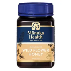 Mật Ong Manuka Health Wild Flower Honey 500g - Mật Ong Hoa Rừng New Zealand Nguyên Chất, Tăng Cường Sức Khỏe Và Làm Đẹp