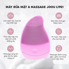 Máy rửa mặt massage JOOU L1901 - Công nghệ rung T-Sonic, silicone mềm, làm sạch sâu và thư giãn da mặt, chăm sóc sắc đẹp tại nhà