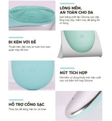 Máy rửa mặt & Massage JOOU M6 - Công nghệ Nâng Cơ, Chăm Sóc Da Sâu, Chống Lão Hóa, Tích Hợp Chế Độ Nhiệt 45°C - Màu Xanh & Hồng