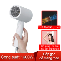 Máy Sấy Tóc Ion Âm Xiaomi Mijia H101 1600W - Chăm Sóc Tóc, Thiết Kế Nhỏ Gọn, Công Suất Cao, Giảm Tổn Thương Tóc