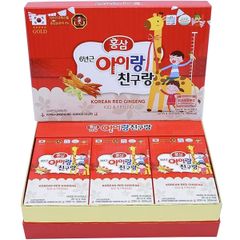 Nước Hồng Sâm Hươu Cao Cổ Bio-Science - Tăng Cường Sức Khỏe Cho Trẻ Em 6-12 Tuổi, Hỗ Trợ Ăn Ngon, Phục Hồi Sức Khỏe, 30 Gói x 20ml